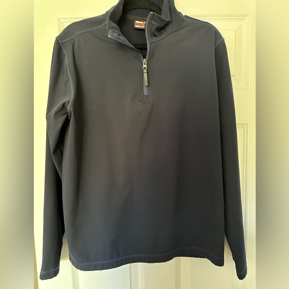 32 Heat Men’s Navy Quarter-Zip Pullover- Size-Medium
